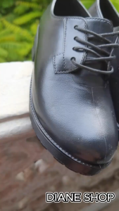 Comfortable Round Toe Oxford Shoes SHUTA British Style Waterproof Non-Slip Lace Up Women Footwear