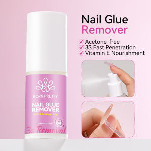 BORN PRETTY | BORN PRETTY 20ml 1/2PCS Nail Glue Remover Gentle Quick Remover for Press On Nails False Nail Tips Artificial Nail Adhesive