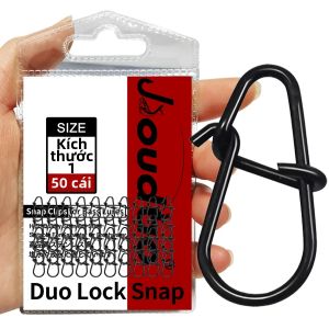 Bộ 50 Thép Không Gỉ Cao Cấp Câu Cá Kẹp Thay Đổi Nhanh Duo Khóa Xoay Chắc Chắn Niken Đen Cho Câu Cá 29-104lb