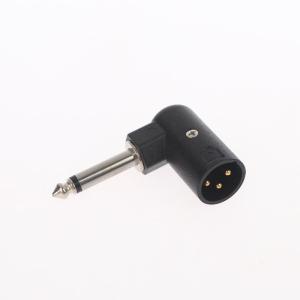 EELHOE | 1/2Pcs XLR Plug Male/Female To 6.35mm Male Adapter 3-Pin Balanced Audio Interface For Microphones Speakers Audio Interfaces