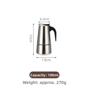 Italian Stainless Steel Moka Pot Home Use