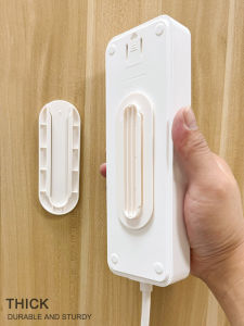 Đế Cố Định Ổ Cắm Điện Gắn Tường Đồ Dùng Gia Đình Bằng Nhựa Đế Đỡ Ổ Cắm Đa Năng Cho Phòng Khách Không Cần Đục Lỗ