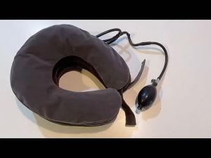 Neck Support Bantal Terapi Pompa Penegak Leher Air cervical traction