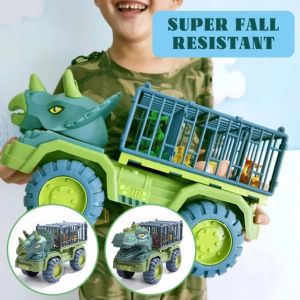 DREAMToy Dinosaurus Inersia Transporter: Mainan Kendaraan Drop-proof untuk Anak Laki-laki