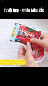 Set 5 Đồ Chơi Phun Hoa Giấy Kim Tuyến Nhiều Màu (Loại Tự Phồng Bơm Hơi Tự Động) Confetti CuTe An Toàn Dùng Cho Trang Trí Sinh Nhật Lễ Cưới Vui Chơi Tiệc Tùng Lễ Tết Năm Mới
