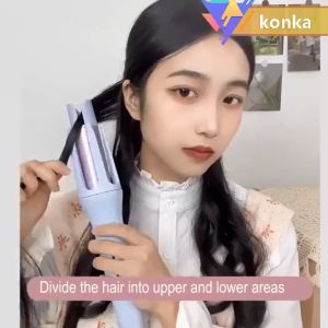 [Malaysia Plug]HODEKT Automatic Hair Curler 32MM Auto Rotating Ceramic Hair Roller Professional Curling Iron Curling Wand Hair Waver