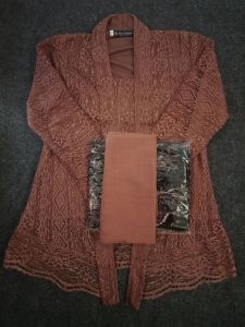 Setelan Kebaya Kutu Baru Free Hijab | Kebaya Brukat Malika | Brukat | Kebaya Wisuda | Kebaya Kondangan | Baju Wisuda | Blouse | Kebaya Modern