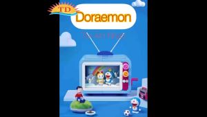 Bộ đồ chơi lắp ráp mô hình Doraemon hoạt hình tuổi thơ Keeppley đồ trang trí để bàn đồ chơi cho bé