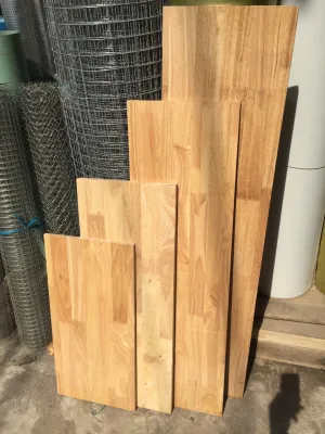 25×80×12mm Gỗ cao su làm kệ giá sách... [ nhận cắt theo yêu cầu]