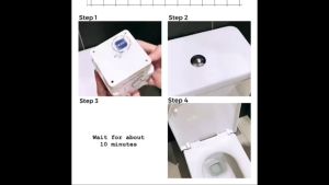 ก้อนฟ้า ก้อนทำความสะอาดสุขภัณฑ์ ก้อนทำความสะอาดโถสุขภัณฑ์ BIOION ก้อนฟ้าดับกิ่นชักโครก ก้อนดับกลิ่นชักโครก ก้อนทําความสะอาดชักโครก 120g ใช้ได้ถึง 650 ครั้ง