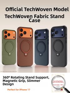 HANNUO | Shockproof Fabric iPhone 17 Pro Max Case Camera Button