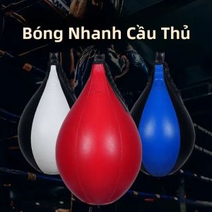 Bao Đấm Bốc Chất Lượng Cao PU Pear Bóng Tập Luyện Thể Dục MMA Bóng Phản Xạ Tốc Độ Dụng Cụ Tập Luyện Võ Thuật Treo Thiết Bị Mô Phỏng Chiến Đấu Tại Phòng Tập