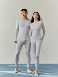 THREEGUN | Antibacterial Mite-Resistant Light Thermal Underwear Set