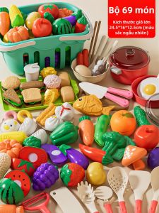 XIDIQI | Bộ Đồ Chơi Trái Cây Giả Cắt