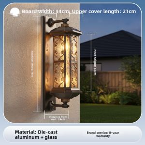 VINCAN | Waterproof Wall Light Outdoor Chinese Style Decoration