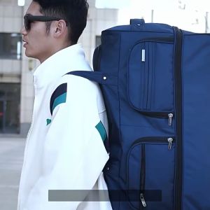 Tas Ransel Koper Jinjing 368 Suitcase Handbag Travelling Foldable Expansion 28 inch