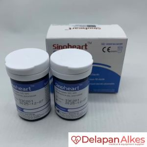 SInocare Sinoheart Safe Accu Strip Refill Uji Gula Darah isi 50 Strips