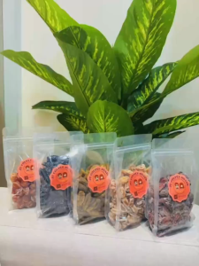 JC Couple Snack Preserved Fruits Strip / Cube Series 400g Free Mini Silicon Tongs