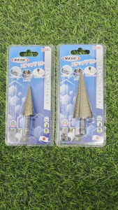 NASHI ดอกเจดีย์เจาะขยาย ดอกสเตปไทเทเนียม ดอกเจาะคว้านรู Step Drill ดอกเจดี เกลียวตรง ชุด 3 ดอก เล็กสุด 4mm ใหญ่สุด 32 mm ส่งด่วน