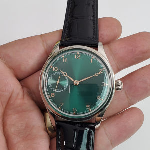 Đồng Hồ Cơ Thủ Công Nam 42mm Thép Không Gỉ Dây Da Chống Nước Số Ả Rập Đánh Dấu Thời Trang Đồng Hồ Đeo Tay Thông Thường