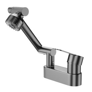 YALANDENG | Dual Hole Cold & Hot Water Faucet with Swivel Function and Brass Material