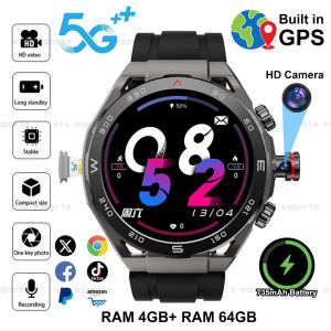 2025 New Men Women GPS Smart Watch 4+64GB Memory 750mAh Battery Long Battery Life 5G Call Smartwatch With Camera IP68 Waterproof