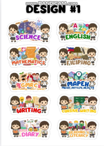 SUBJECT STICKER LABEL