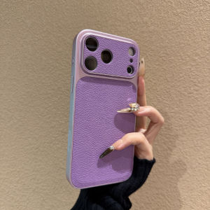 Slim Durable iPhone 17 Pro Max Leather-like Case Cover