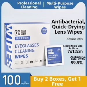 OURNOR | Fog Preventive Eye Glasses Cleaning Wipes Not Harmful to Lenses