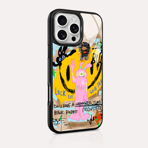 Lucky Rabbit LANWK Cute Beautiful Womens Phone Case for  17/16/15Promax Air 14Plus New Model Protective Shell Cover