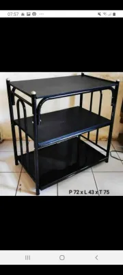 rak tv besi/ PF80 /rak tv indah/ rak galon/rak buku / rak tv besi /rak susun 3/ rak lpg / rak tv serba guna/rak partikel