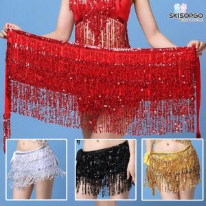 Lorra กระโปรง กระโปรงเต้นรํา ประดับเลื่อม ชุดเต้นรำ สำหรับเต้นระบำหน้าท้อง หลากสีสัน กระโปรงเต้น