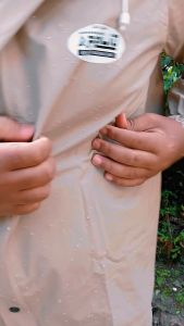 Jas Hujan Raincoat Setelan Pria Wanita bahan kaut elastis Anti Rembes Terlaris by APRILIO mocca