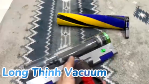 Ống ruột gà mềm màu xanh cho đầu hút sàn dyson V12 Digital Slim Micro 1.5 kg