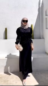 Termurah Fresia Dress Silk Premium DRESS LAMARAN KONDANGAN GRADUATION PESTA REMAJA BAJU BRIDESMAID POLOS NEW DRESS FRESIA ( READY STOK ) GAMIS SERUT VIRAL / GAMIS SERUT TERBARU KEKINIAN / GAMIS PESTA MEWAH DAN ELEGAN BY HIAKA PREMIUM STORE