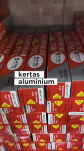 aiGooTan - ALUMINIUM FOIL 10 METER - Kertas Alu Foil Roll Tin Kertas Panggang Wrapping Murah Medan