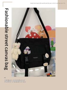 Dark Wind Crossbody Bag: Japanese Harajuku Style & Korean Version