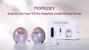 Momcozy Breast Pump V2 Pro Ultra-Lightweight Hands-Free & Portable Wearable Pump with Upgraded Integrated DoubleFit Flange Quiet & Leak-Proof Electric Pump 3 Modes|9 Levels 17/19/21/24mm