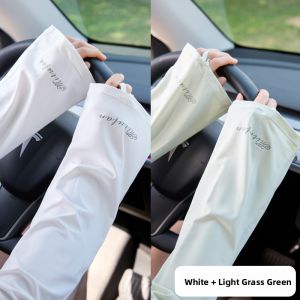 MiiOW | Womens Summer Ice Silk Sunscreen Sleeve Loose Cool Feeling UPF50+ Long Sleeve Gloves MiiOW Brand New 2025 Fashion Ice Sleeve