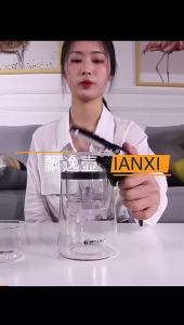 HMLOVE Heat Resistant Glass Teapot Puer Kettle Tea Infuser Chinese Kung Fu Teawear Set High Borosilicate Thickening Heatable Pot