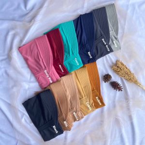 Instan serut Jersey hijab serut  bergo serut