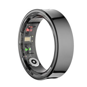 Qring R09 Smart Ring for Men - Waterproof Fitness Tracker with Heart Rate & Sleep Monitoring