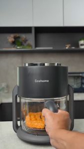 ECOHOME Air Fryer & Dehydrator 8-in-1 Function EAF-777 4.5L Capacity with Panoramic Glass 360° View