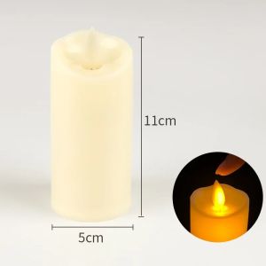 LED Candles Flameless Flickering Wedding Birthday Party Romantic Ambiance Lamp Home Decor Light 3D Flame Christmas Decorations