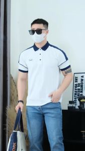Áo polo nam TripleN kẻ tay phối 2 màu trẻ trung áo thun vải cá sấu cotton co giãn 4 chiều cao cấp