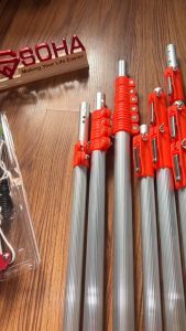 Tongkat/Galah Telescopic Potong Ranting Pohon Pasang Gergaji/Gunting Alat Pemetik Pemotong