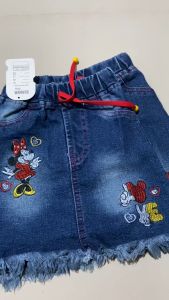 Rok Jeans Pendek Anak Perempuan 2-7 Tahun