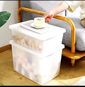 Storage Box Organizer Muji Basket Container With Lid Kitchen Storage Cabinet Kotak Penyusun Kotak Penyimpanan Bekas Bakul Muji Dengan Tudung Kabinet Penyimpanan Dapur Kotak