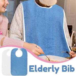 Anti-fouling Multi-purpose Elderly Drooling Napkin Rice Pocket Hemiplegic Eating Apron Adult Special Bibs