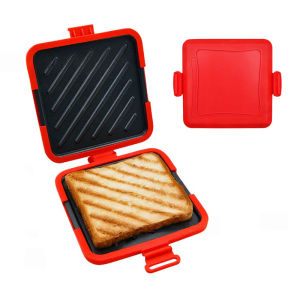 Microwave Safe Silicone Sandwich Toaster Baking Pan